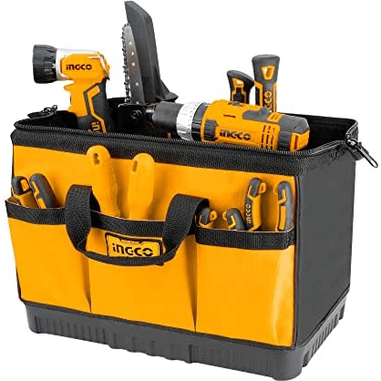 Ingco HTBG07 16-Pocket Big Egg Opening Style Tool Bag 16 Ingco HTBG07 16-Pocket Big Egg Opening Style Tool Bag 16